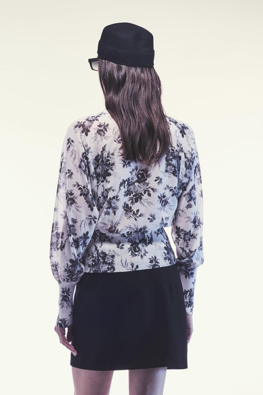 Lenora Floral Print Sweater