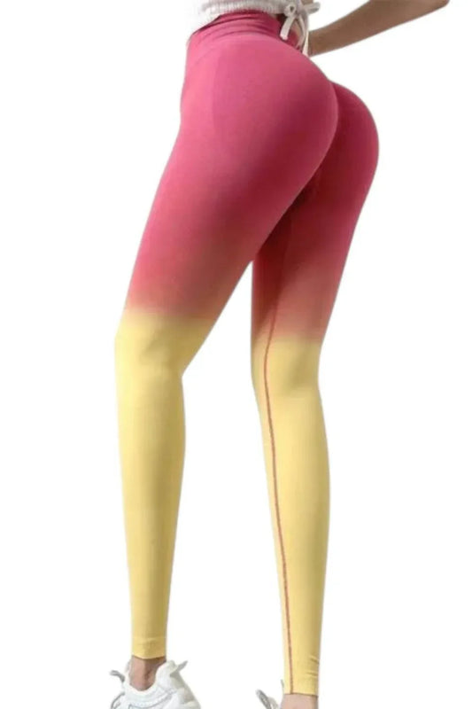 Rockstar Peach - Ode To Ombre Sculpting Leggings - Rack Hunt