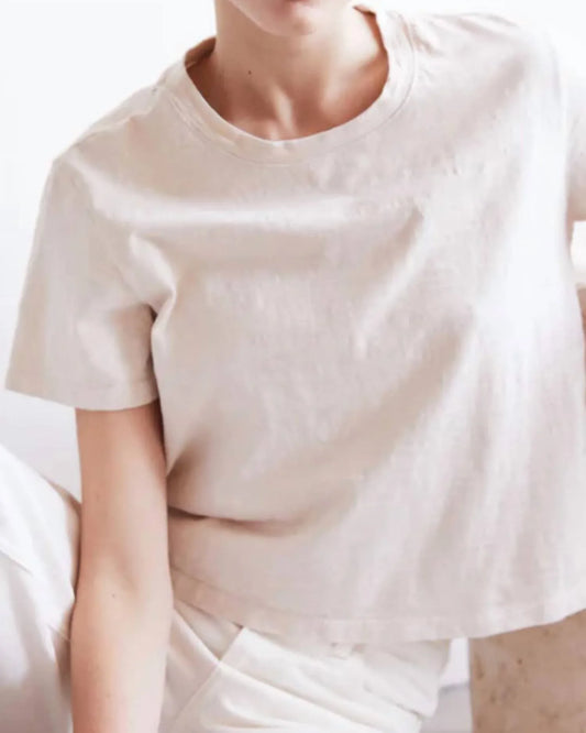 It is well L.A. - Round Neck Short Sleeves Crop Tee - Rack Hunt