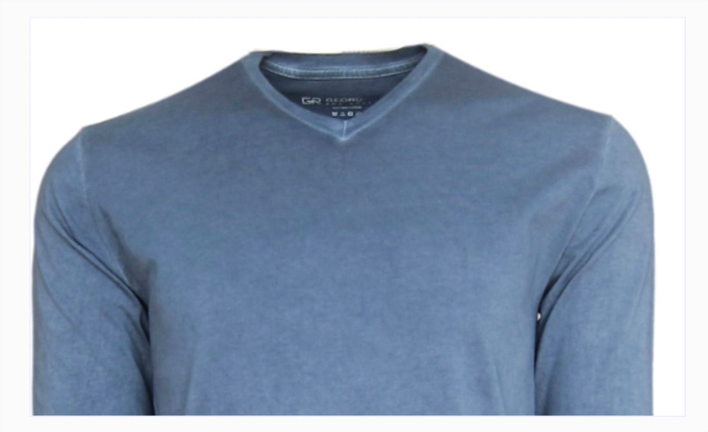 Men's Short Sleeve Pima Cotton V-neck tee