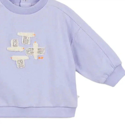 Girl's Baby Bird Sweatshirt Top