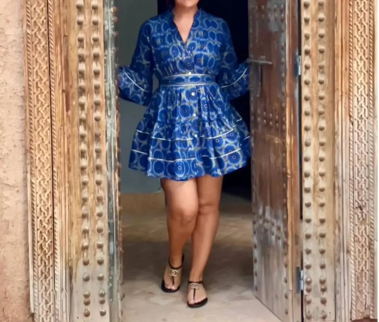 Pep's Cannes - Pompadour Boubou Mini Dress - Rack Hunt