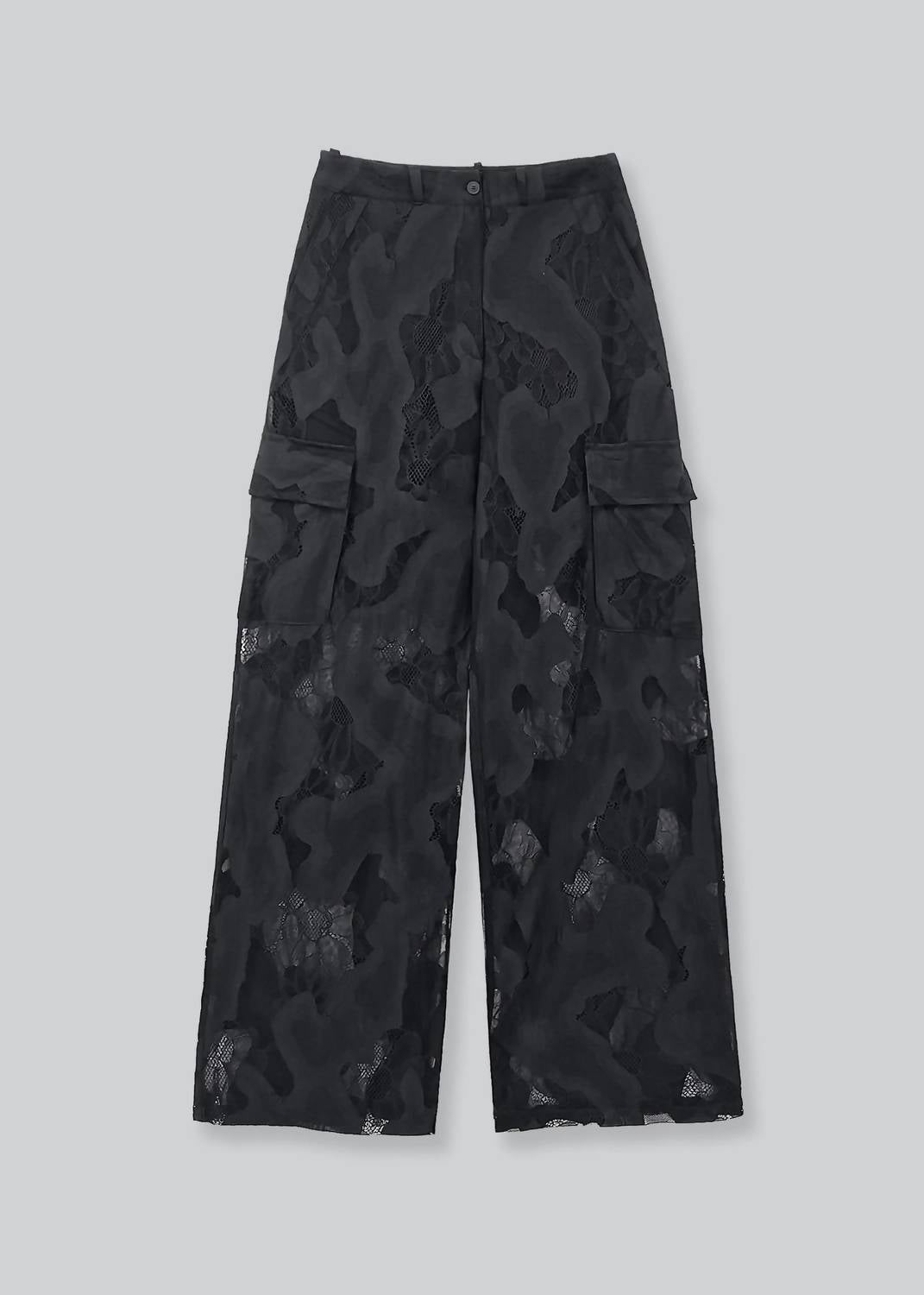 Lace Cargo Trousers