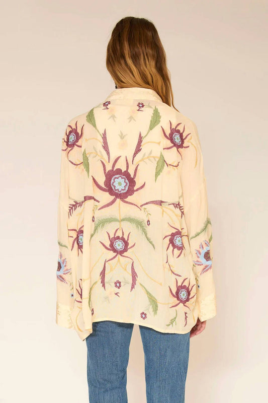 Wiske Embroidered Kimono