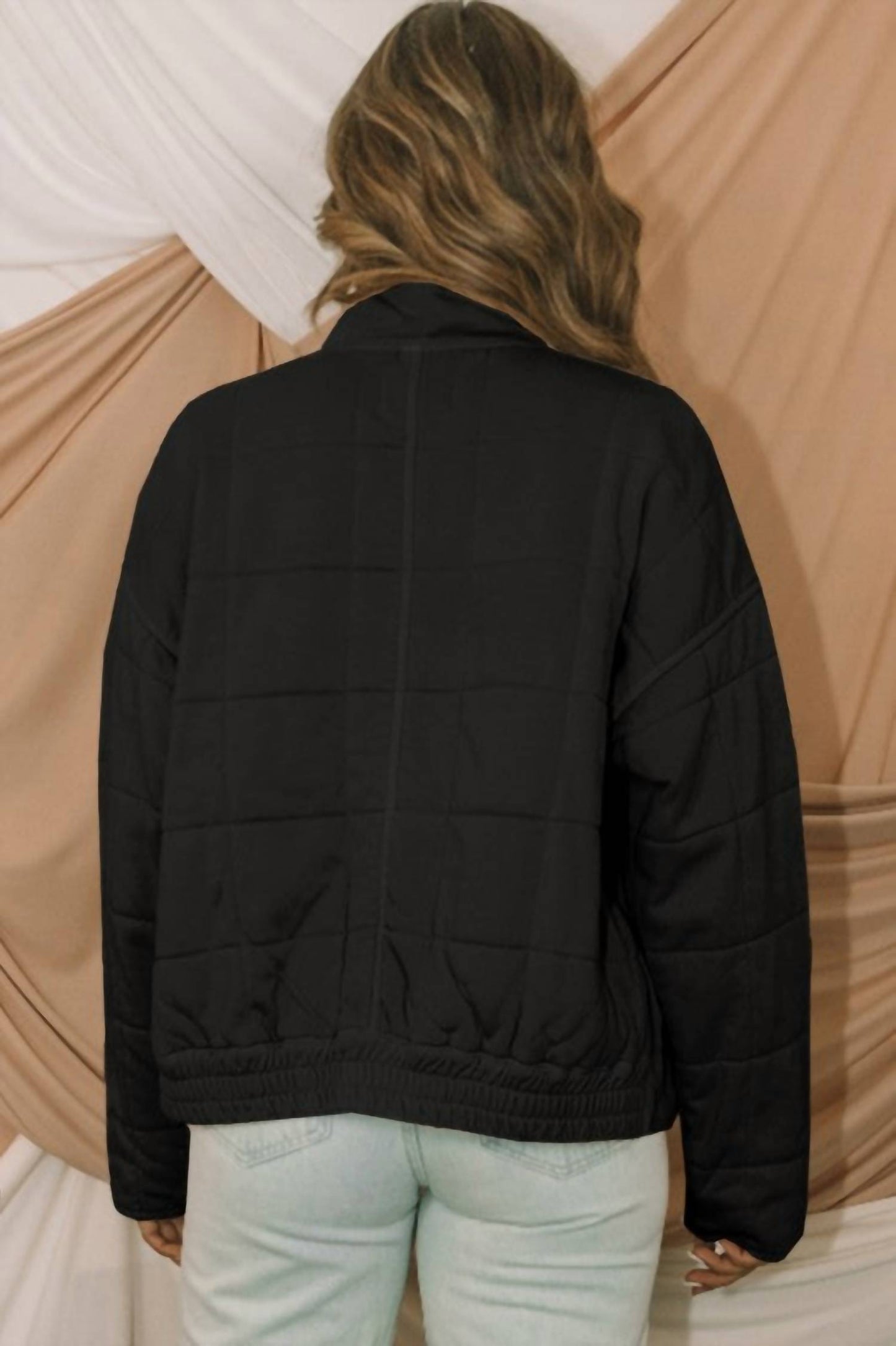 Quilted Zip Up Jacket
