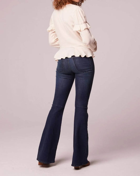 B.O.G. Collective - Sandy Ruffle Long Sleeve Button Blouse - Rack Hunt