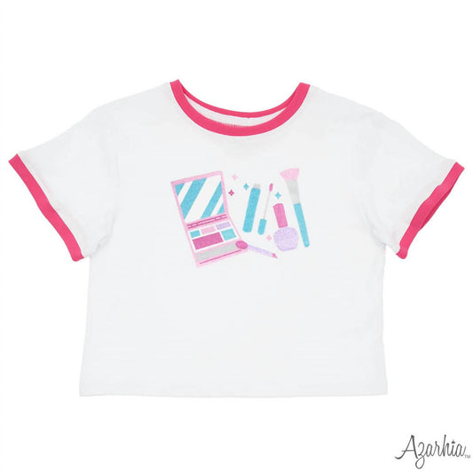 Girls Glitter Make Up Tee