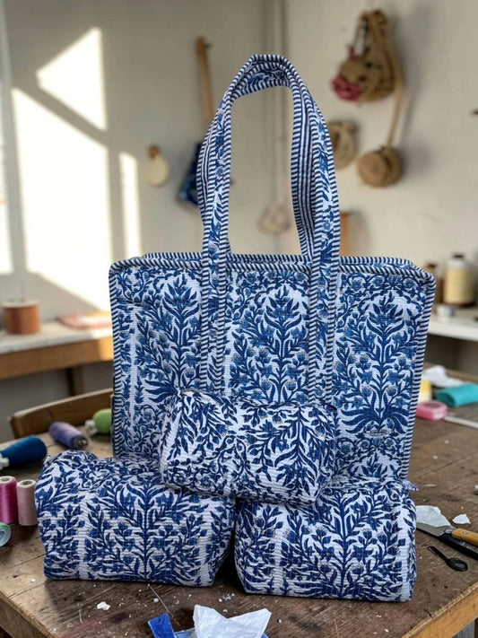 Women's Quilted Tote Bag