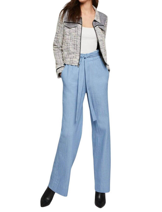 BCBGeneration - Woven Textured Paper bag Denim Trousers - Rack Hunt -