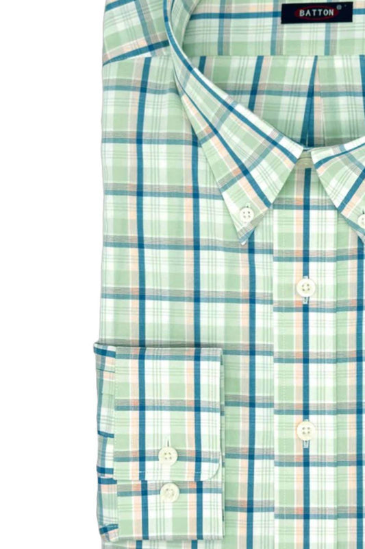 Batton - Men's Graham Classic Long Sleeve Button Down Shirt - Rack Hunt -