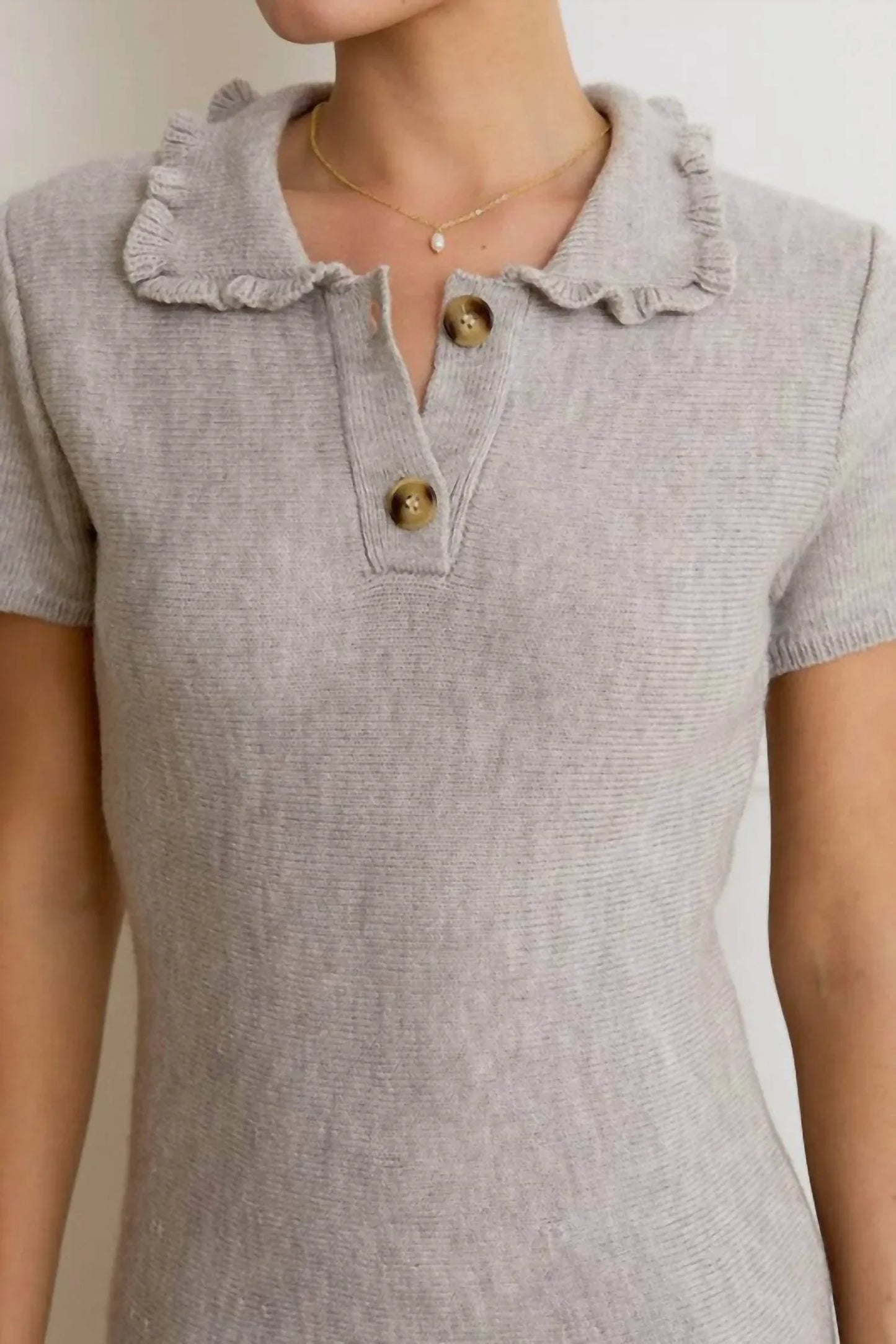 Sunday Edition - Ruffle Polo Mini Dress - Rack Hunt