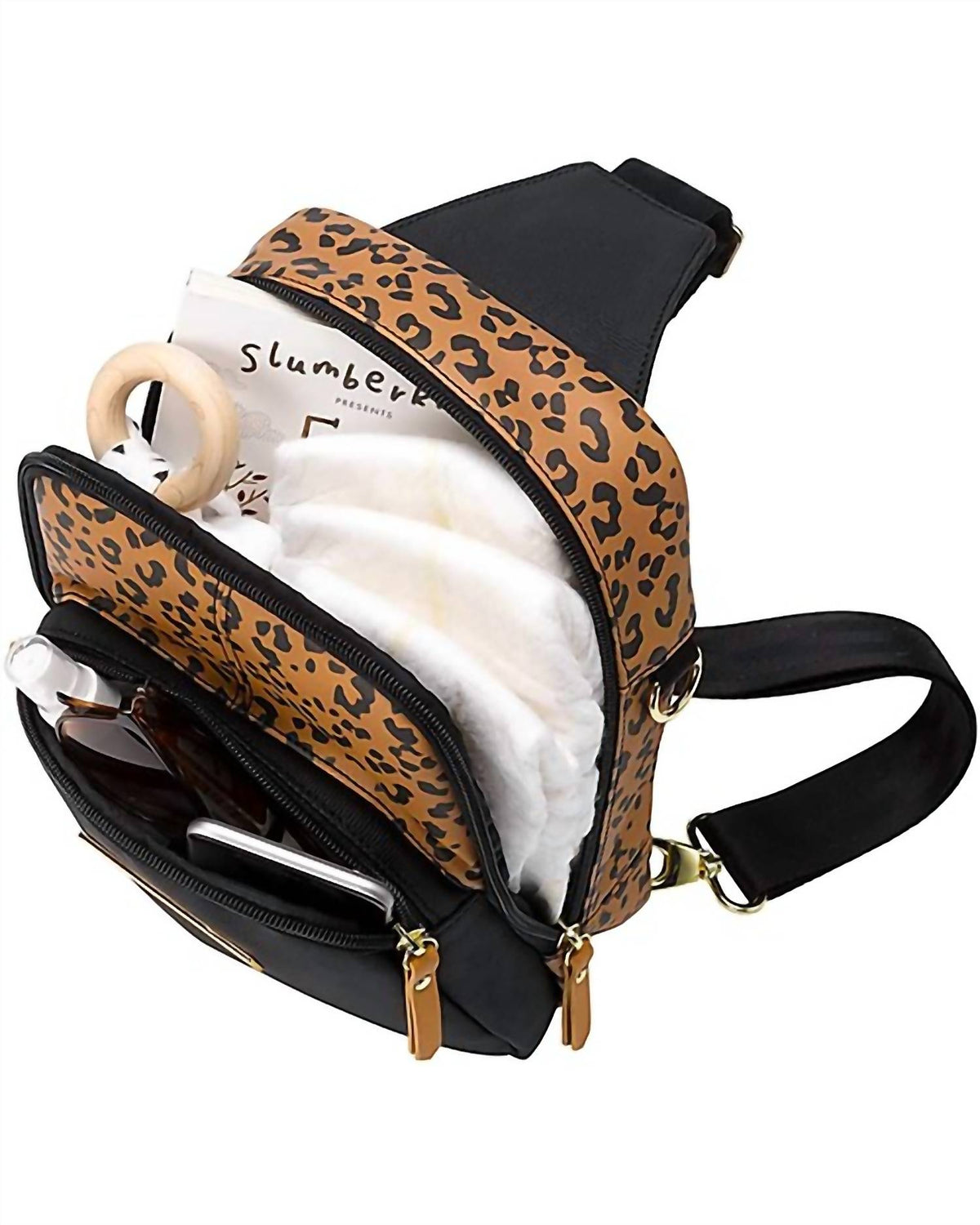 Women's Pickle Bottom Faux Leather Criss Cross Crossbody Bag