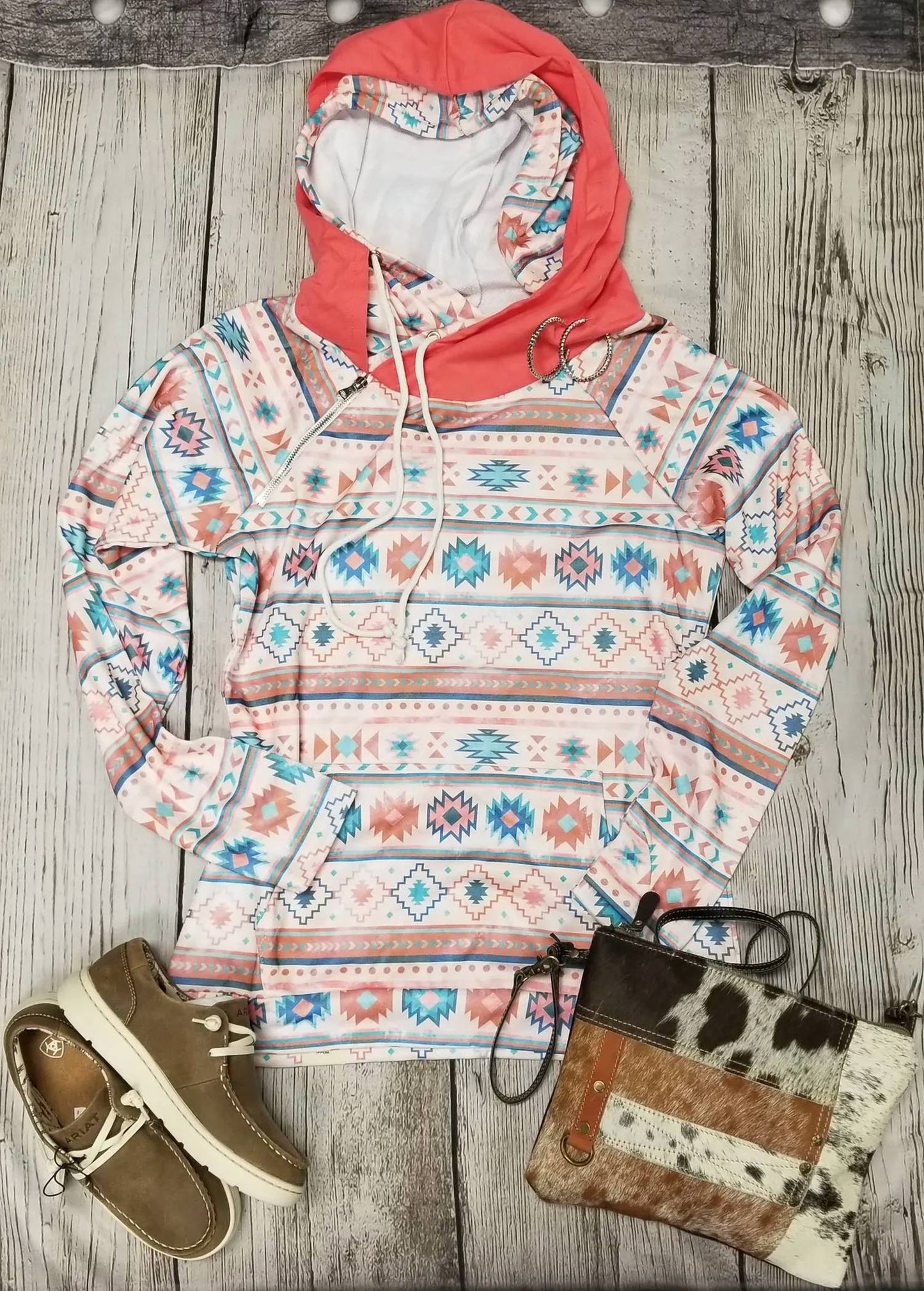 Women's Double Hood Hoodie