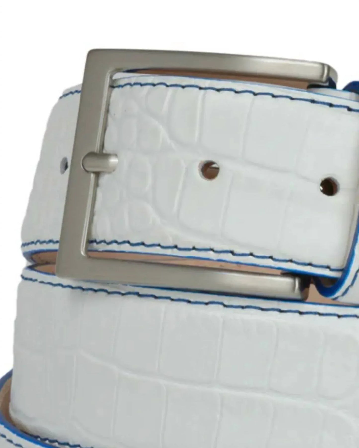 Fresco Golf - Men's Leather Alligator Embossed Belt - Rack Hunt