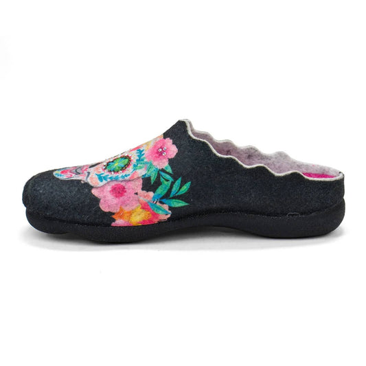 Women's Sugarskull Wool Slippers