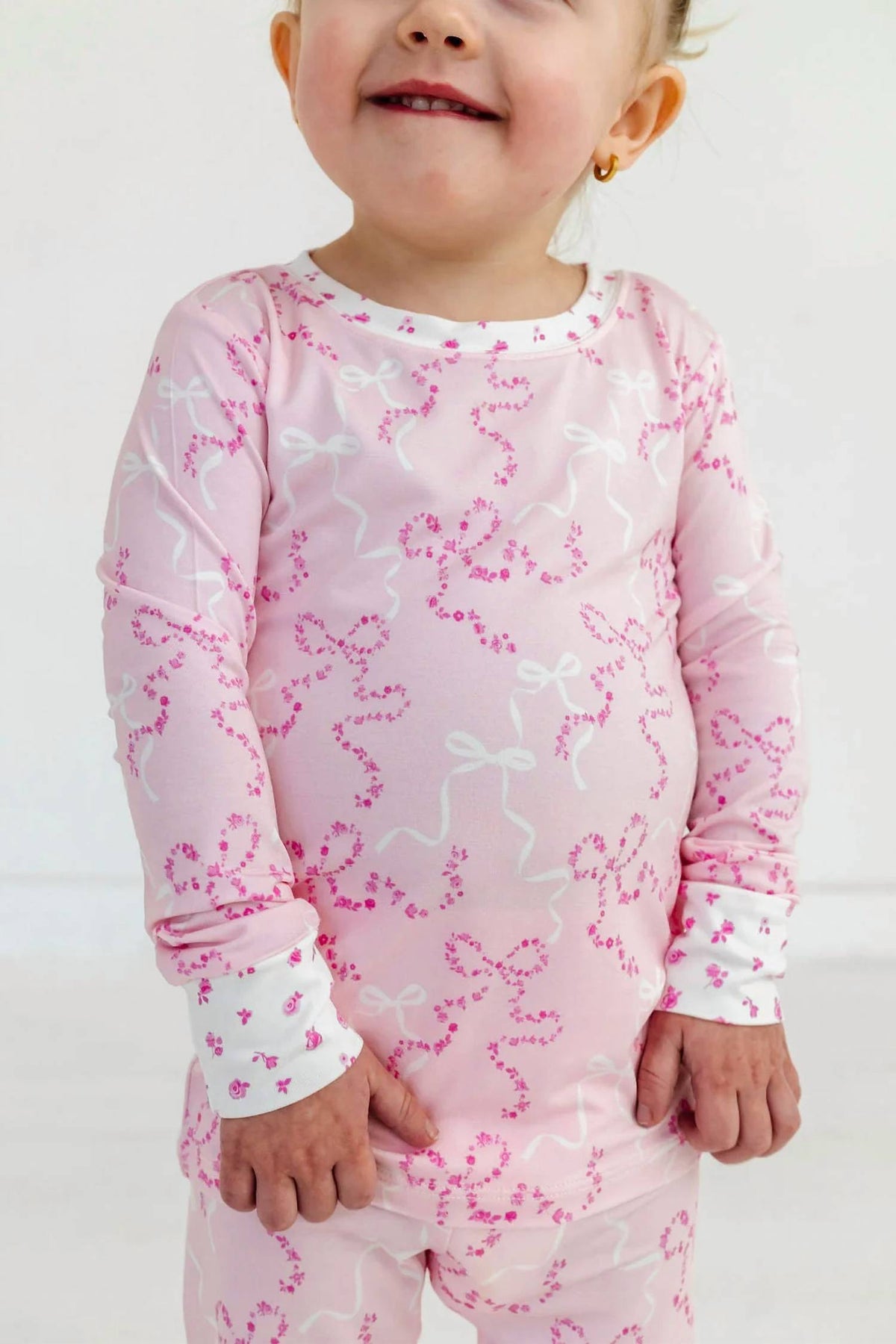 Girls Long Sleeve Top and Pants Two Piece Set
