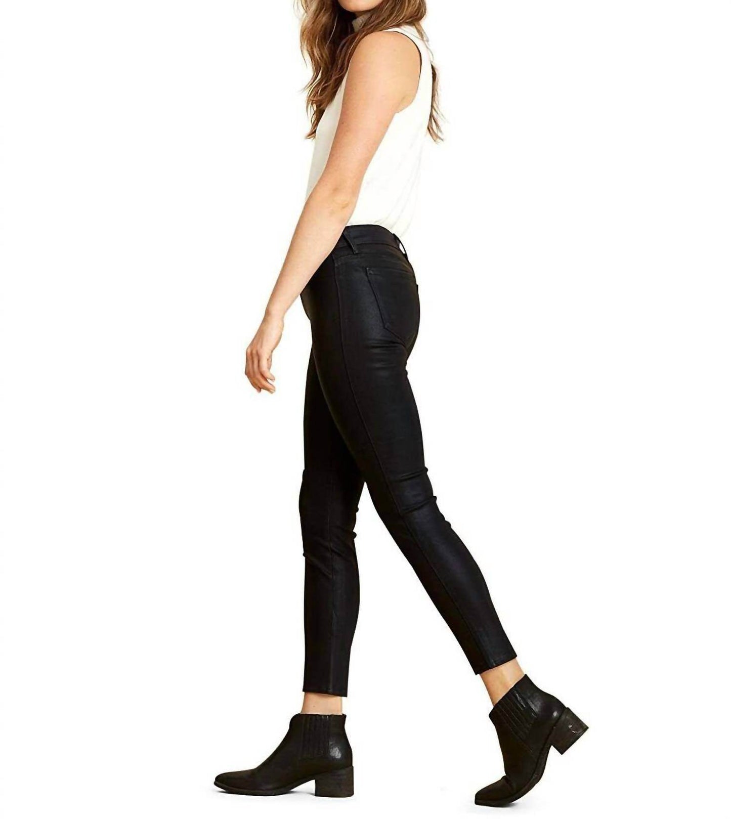 Genetic - Bobby Iris High Rise Stretch Coated Jeans - Rack Hunt -