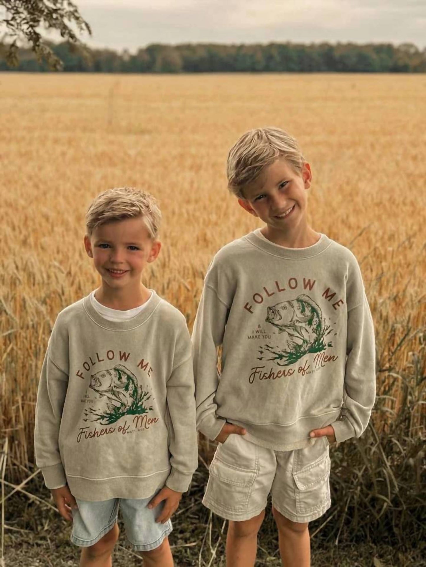 Kids French Terry Crewneck Top