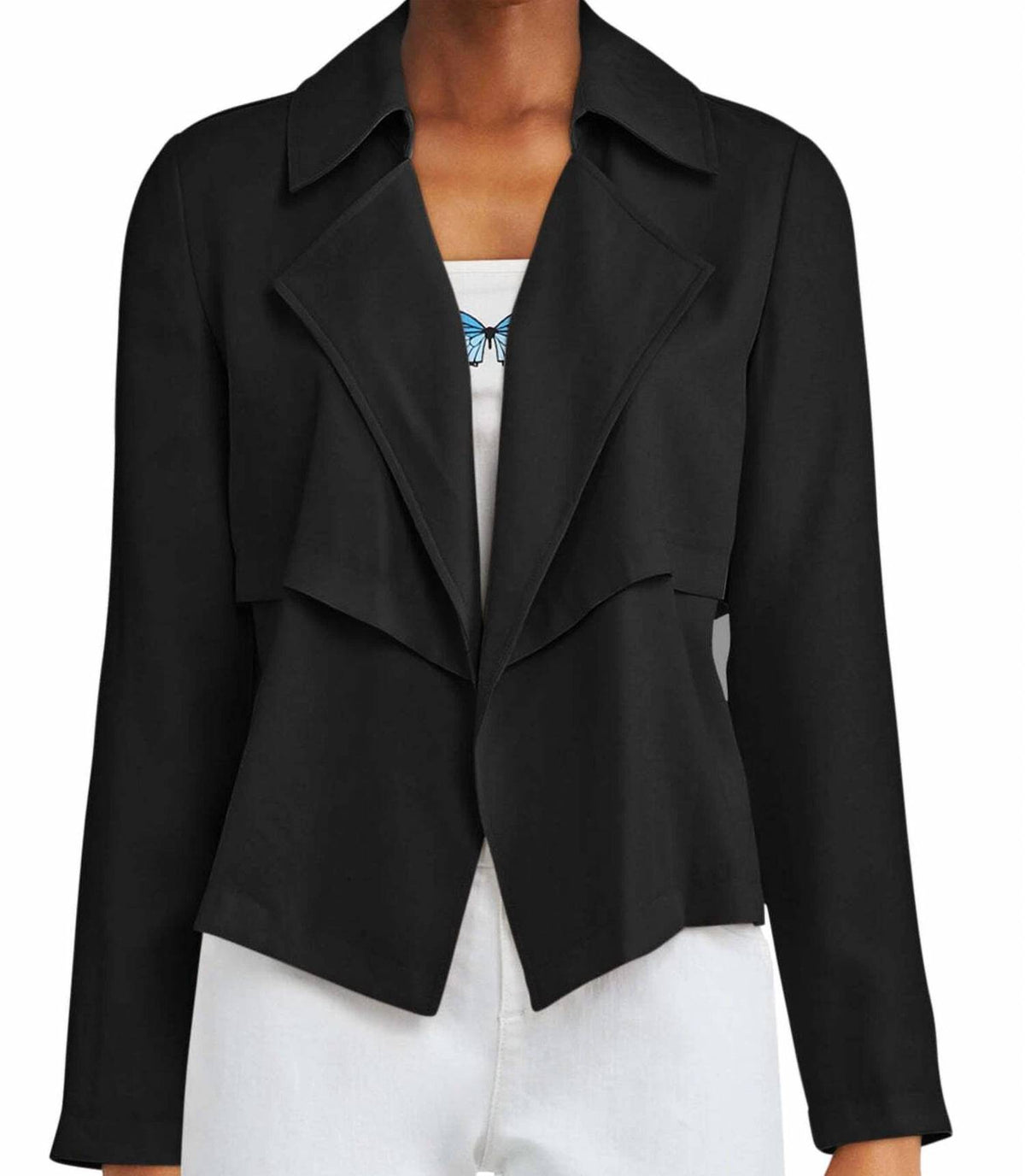 Open Front Trench Jacket