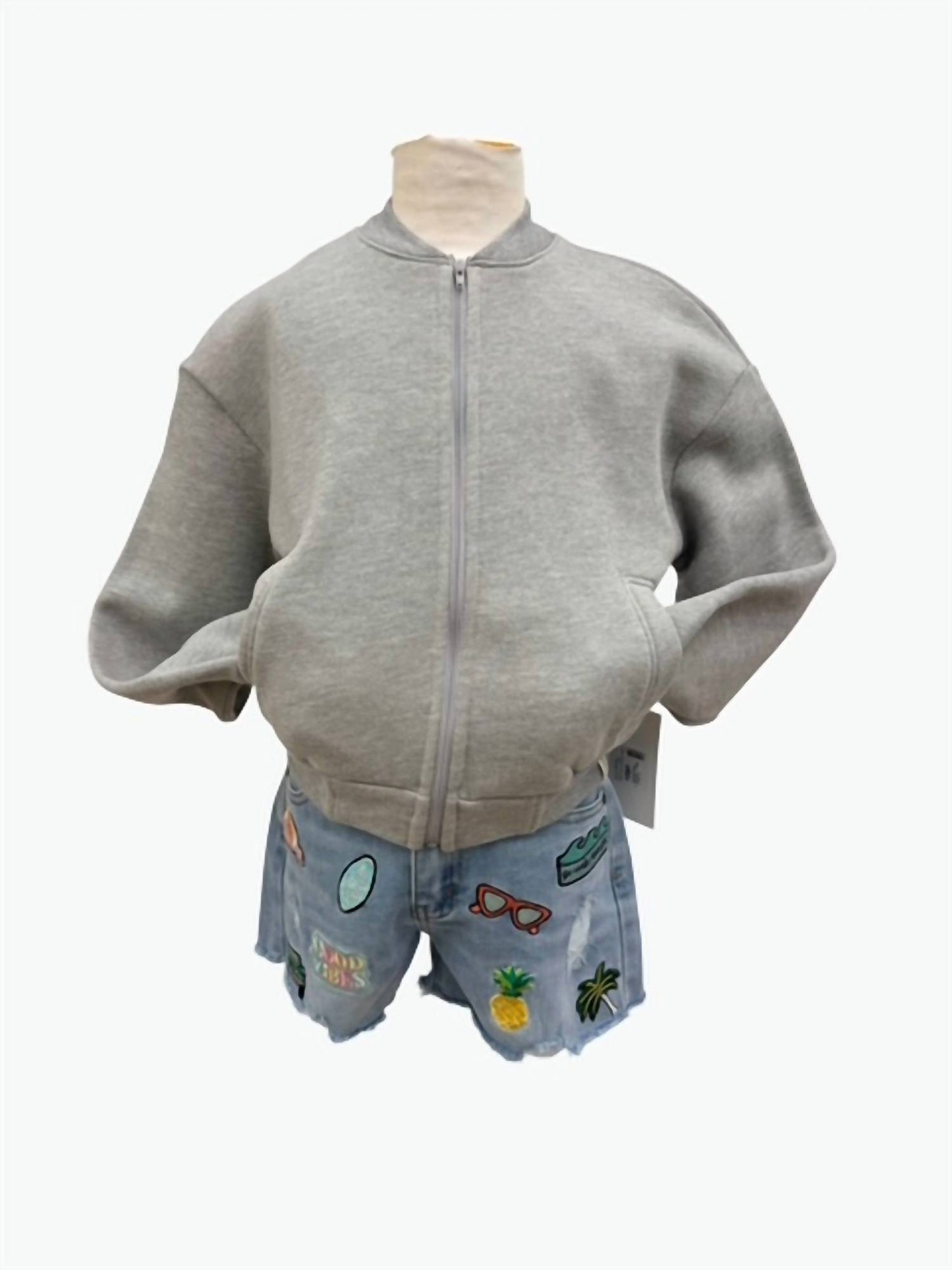 Girl's Classic Bomber Jacket