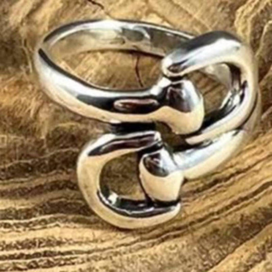 Women's Snaffle Bit Stacking Ring