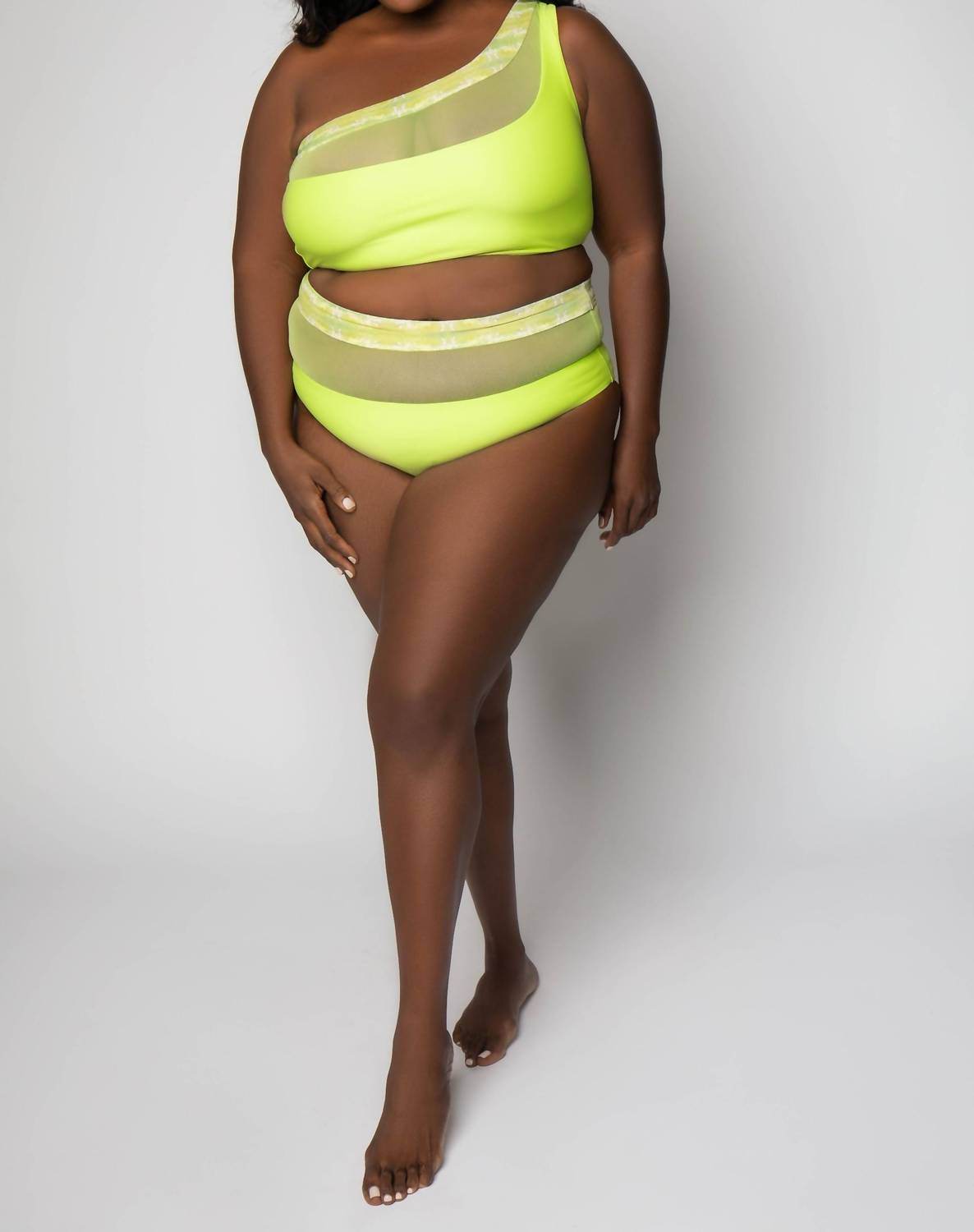 Nomads - Bay One-shoulder Swim Top - Plus - Rack Hunt -