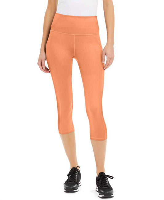 Women's High-rise Side-pocket Cropped Leggings