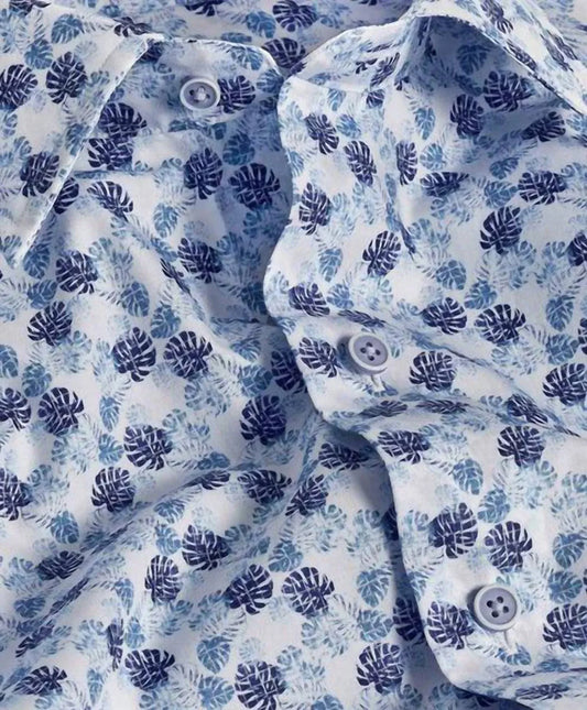 David Donahue - Men's Tropical Print Short Sleeve Shirt - Rack Hunt