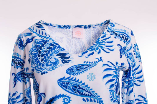 Michelle Parisou - Women's Raya V-neck Top - Rack Hunt