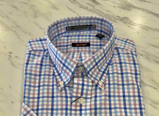 Batton - Men's Cedric Short Sleeve Cotton Shirt - Rack Hunt -