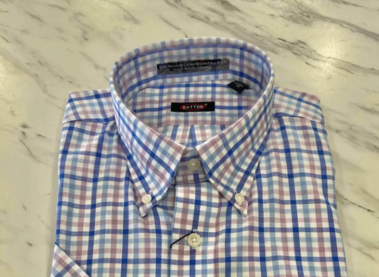 Batton - Men's Cedric Short Sleeve Cotton Shirt - Rack Hunt