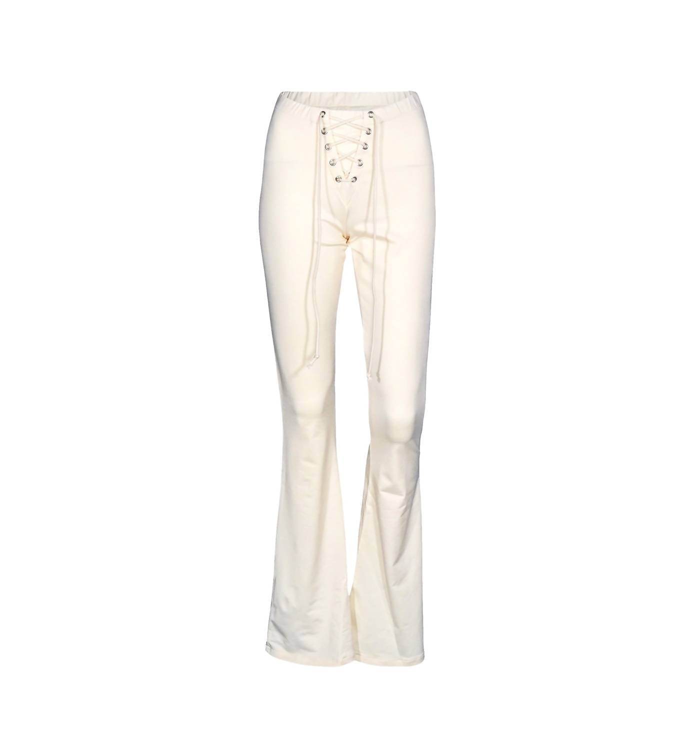 Koy & Victoria - Isa Flares Lace Up Pants - Rack Hunt -