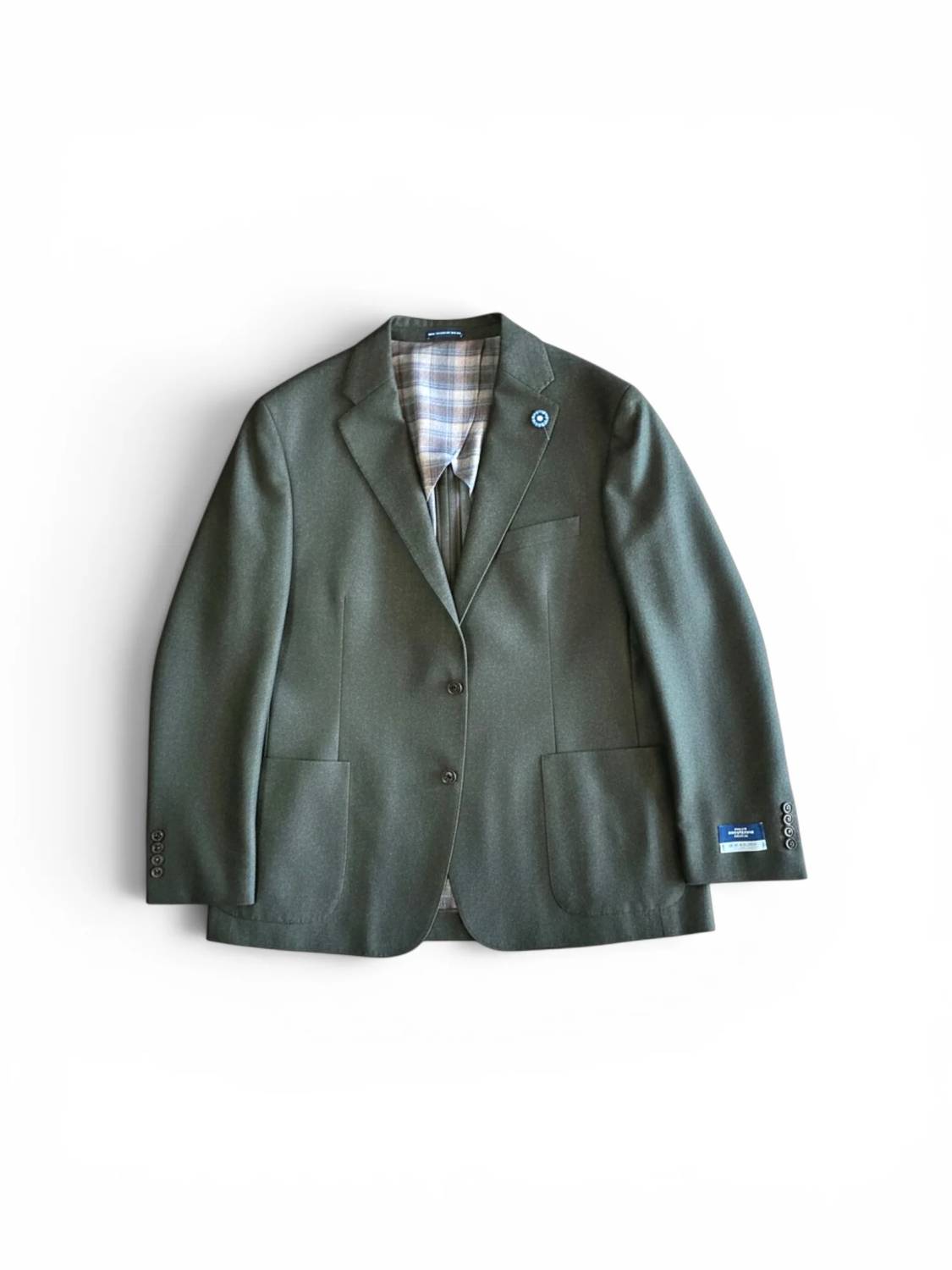 Soft Wool Sport Coat With Patch Pockets