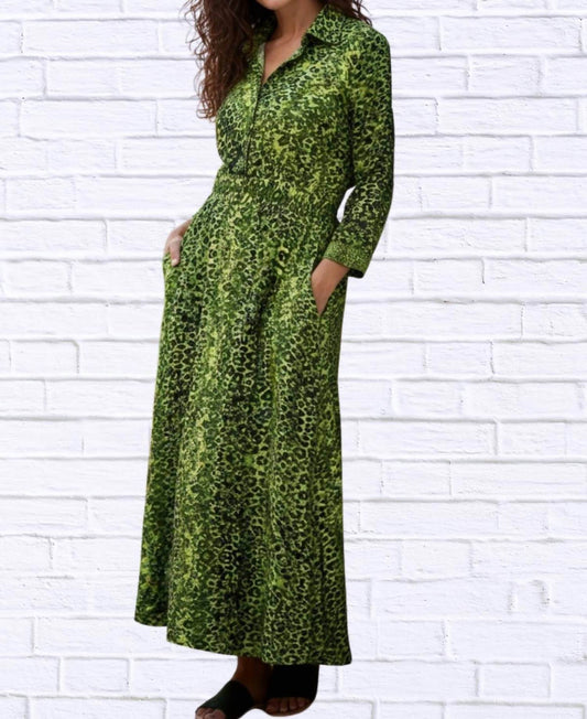 Calypso - Leopard Wrap Dress - Rack Hunt -