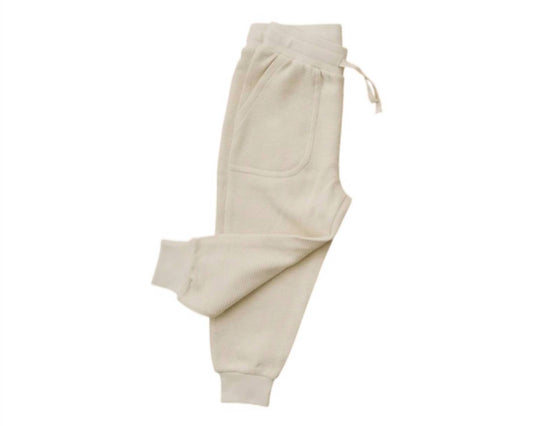 Kid's Frost Organic Waffle Knit Jogger Pants