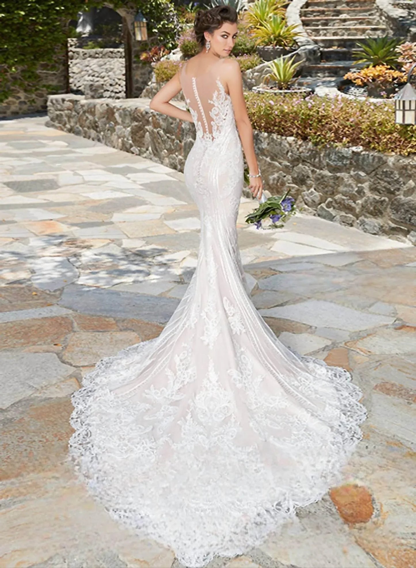 Kitty Chen Couture - Ivana Mermaid Lace Dress - Rack Hunt