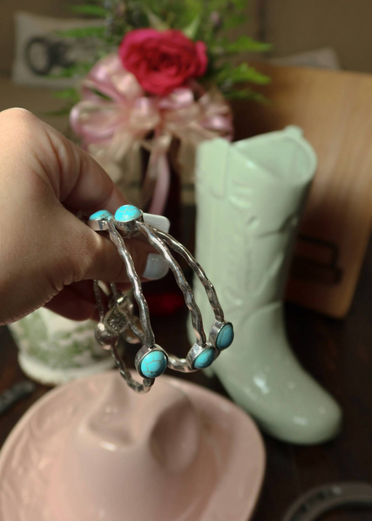 Women's Ragged Three Set Bangles
