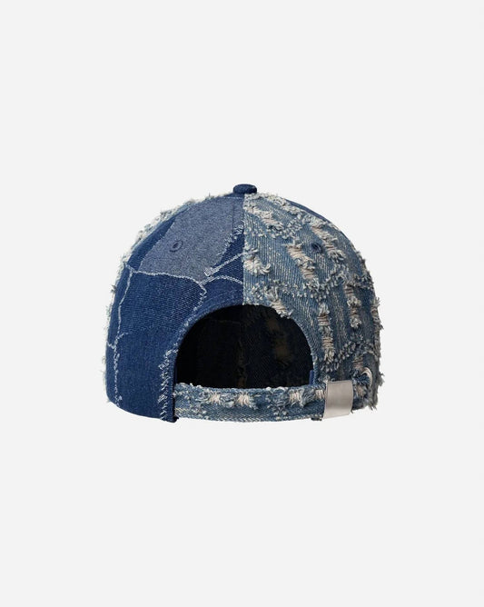 Unisex Denim Mash Up Patchwork Baseball Cap
