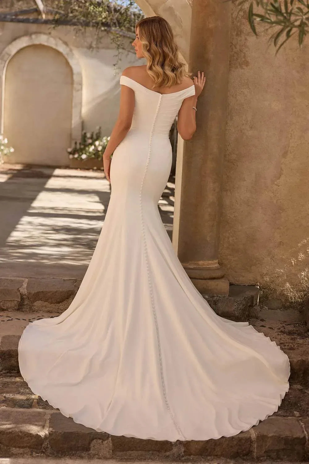 Sophia Tolli - Soft Chiffon Bridal Wedding Gown - Rack Hunt