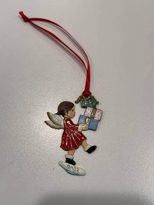 Wilhelm Schweizer - Christmas Delivery Angel Ornament - Rack Hunt