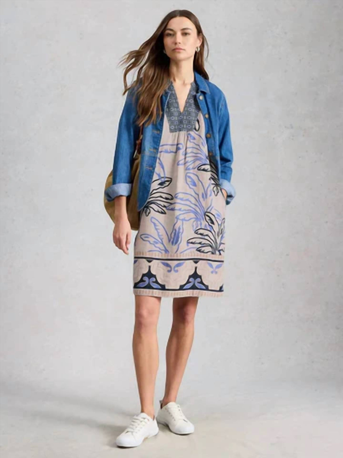 Ash Linen Mini Dress