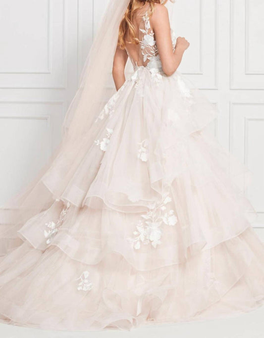 Montgomery Tiered Skirt Bridal Dress