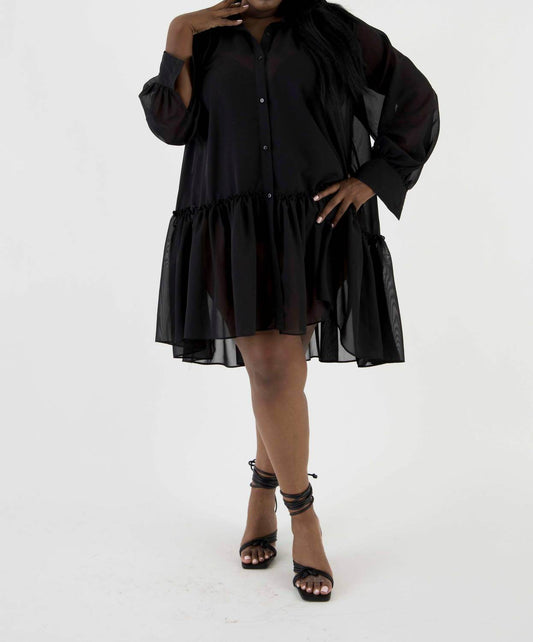 Sante Grace - Poly Chiffon Tunic Dress - Rack Hunt