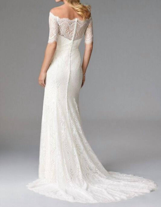 Savannah Off-the-shoulder Wedding Dress
