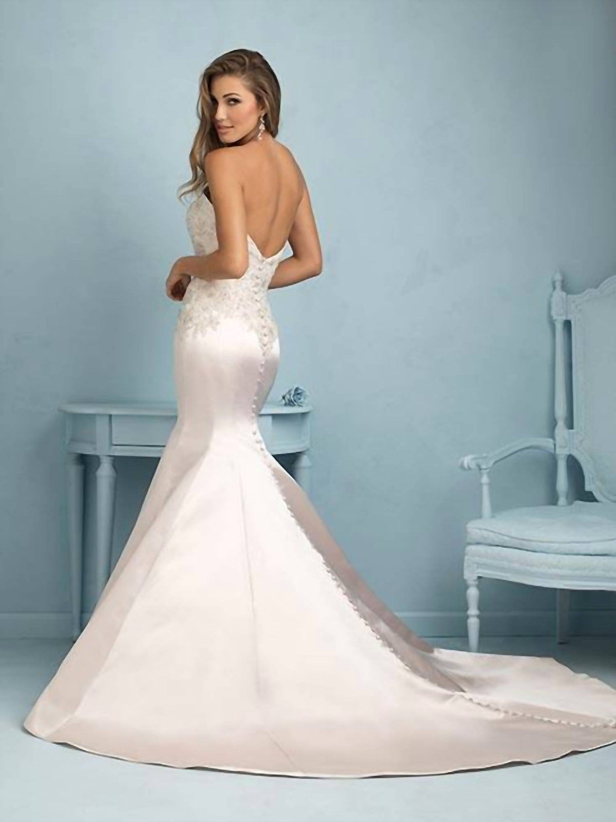 Strapless Wedding Gown