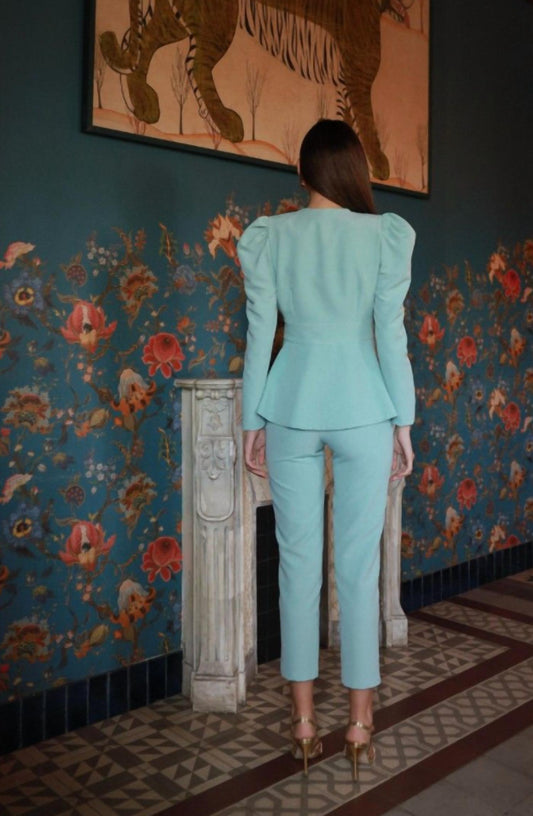 Nova Tie Front Blazer Suit