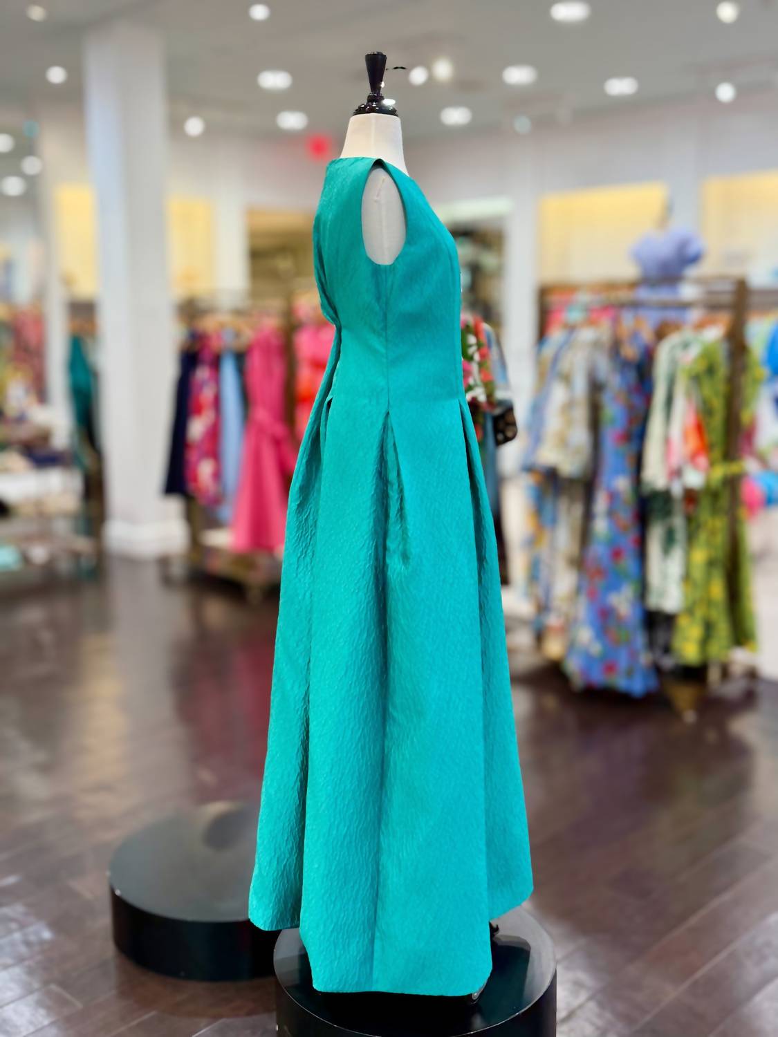 Women's Demi Peplum Evening Gown
