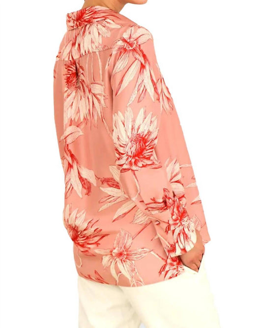 Classic Silk Dahlia Shirt