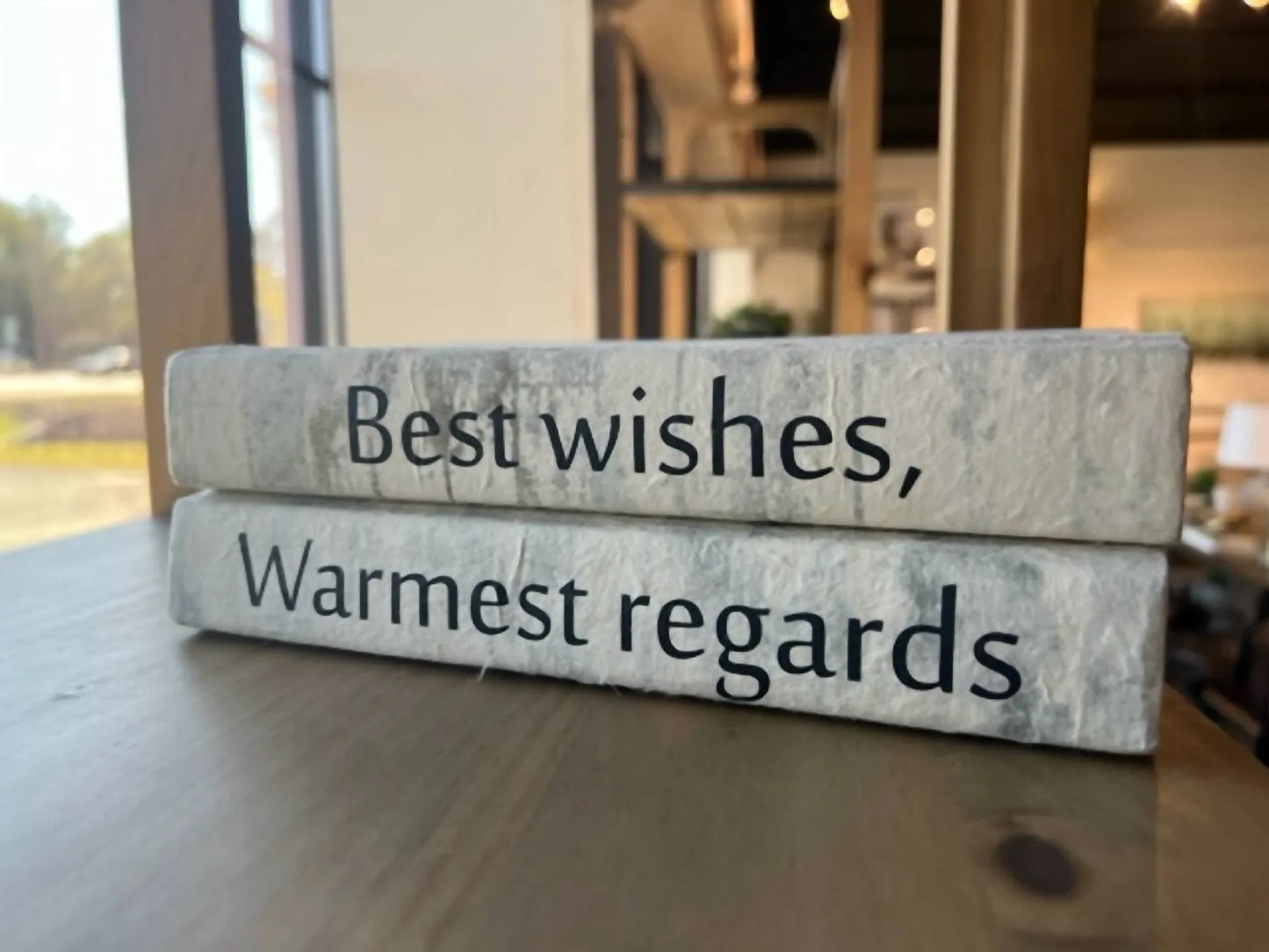 Mickler & Co. - "best Wishes, Warmest Regards" Decorative Book - Rack Hunt