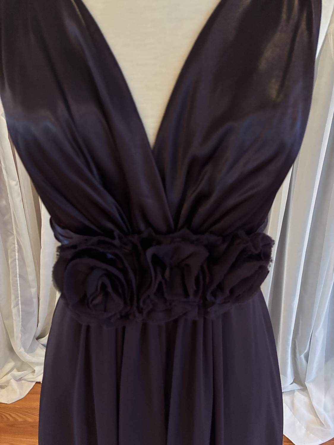 Women's Satin Evening Prom Dress